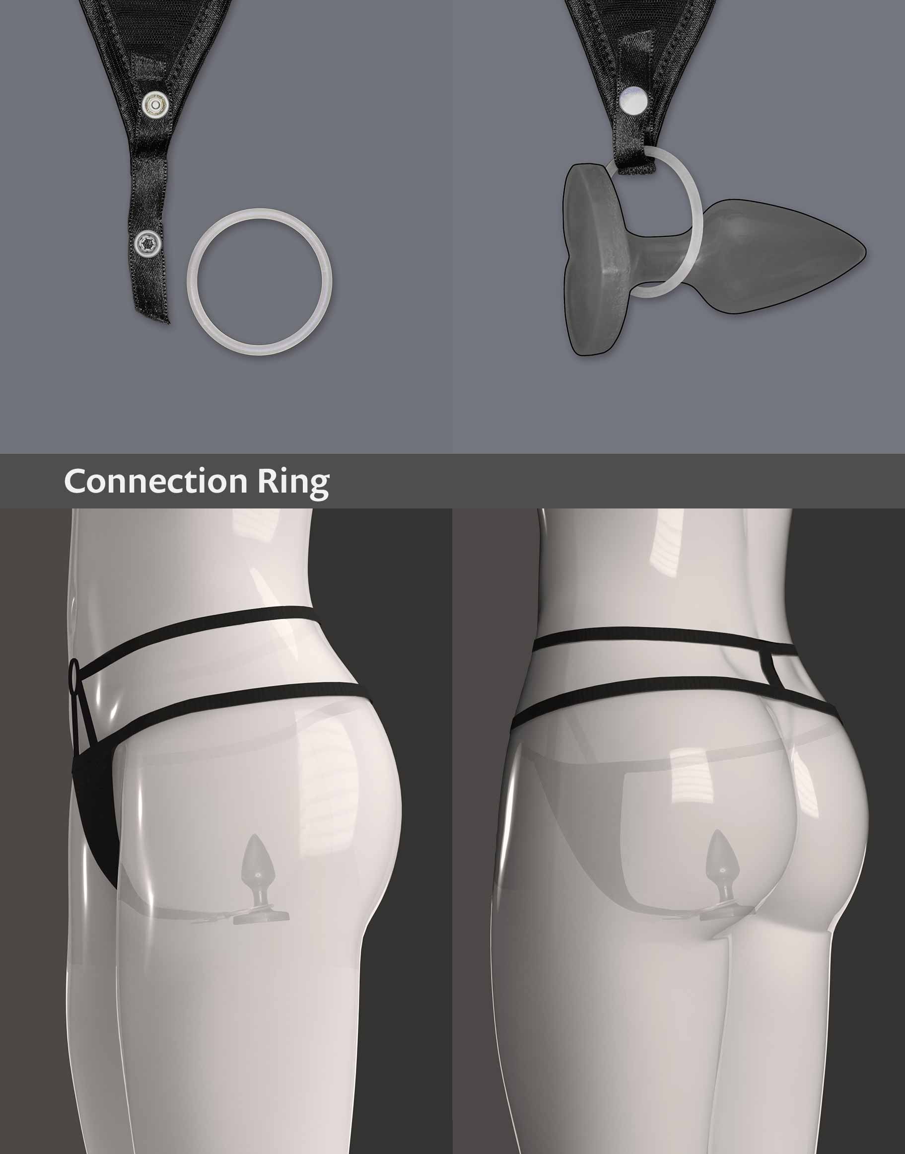 Close-up of the Connection Ring attached to the A-String Larissa by WILDYOU