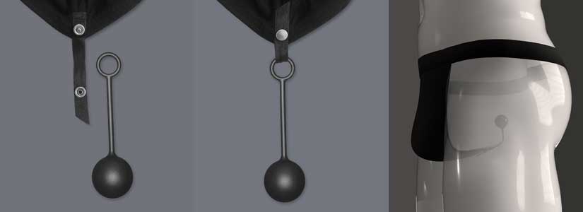 Detailed view of the A-String Toy with the A-String Kilian by WILDYOU
