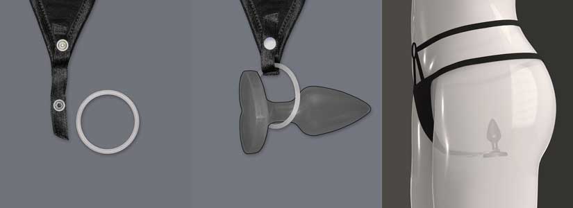 Detailed view of the Connection Ring with the A-String Larissa by WILDYOU