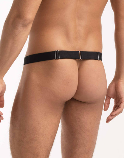 Man wearing the A-String Kay