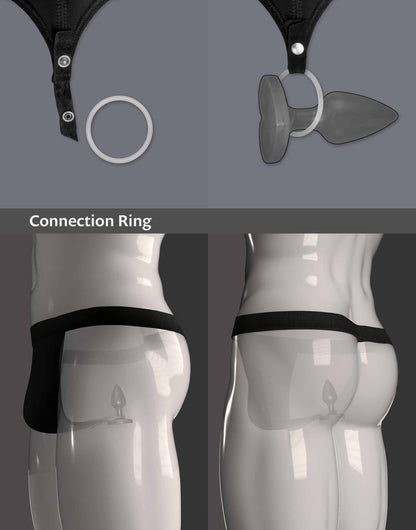 Close-up of the Connection Ring attached to the A-String Kay by WILDYOU