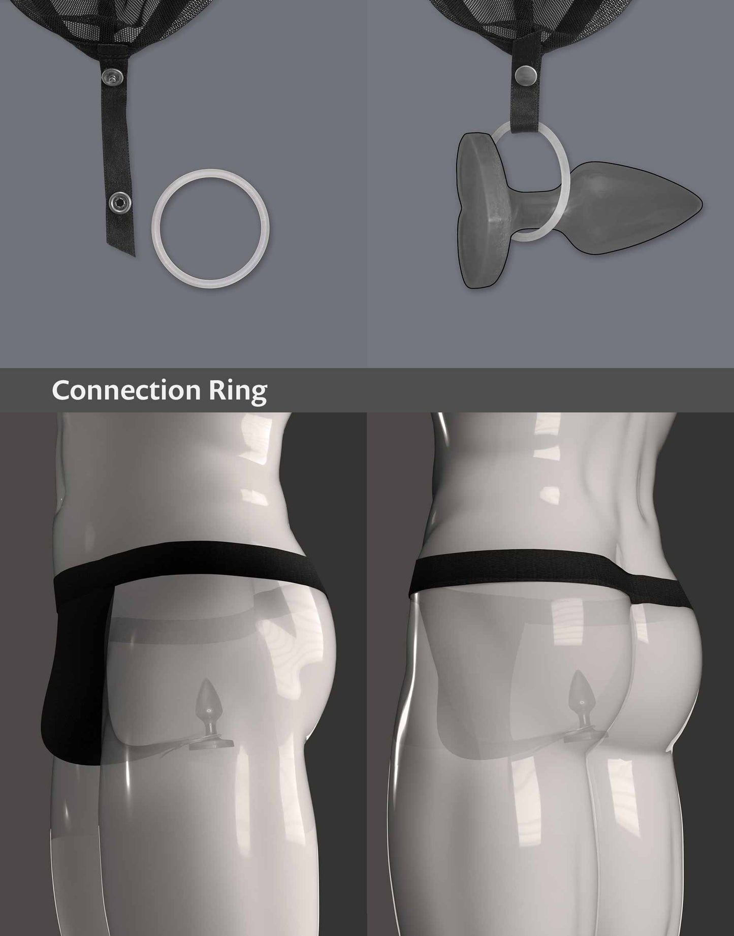Close-up of the Connection Ring attached to the A-String Lucian by WILDYOU
