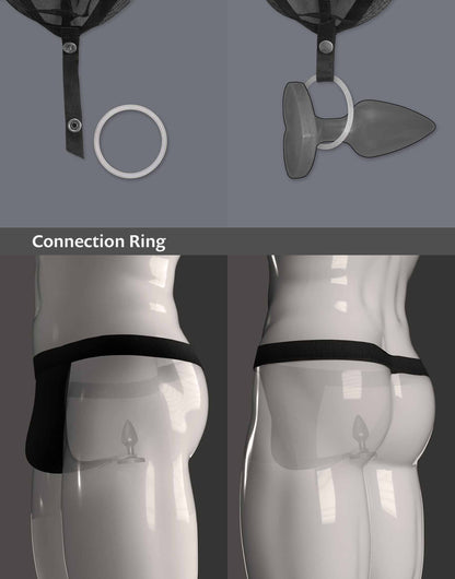 Close-up of the Connection Ring attached to the A-String Lucian by WILDYOU
