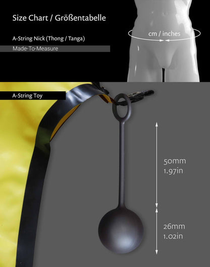 Size Chart for A-String Nick by WILDYOU